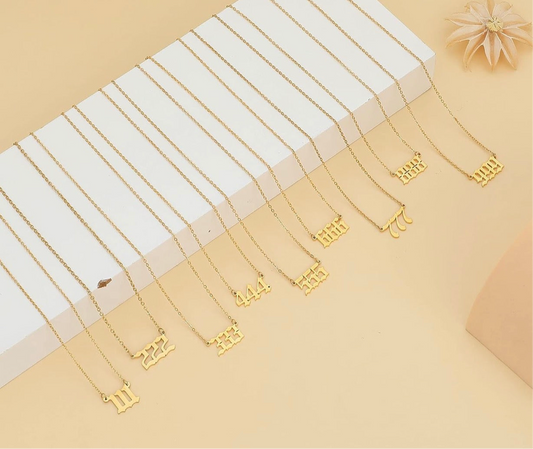 Angel Number Necklaces