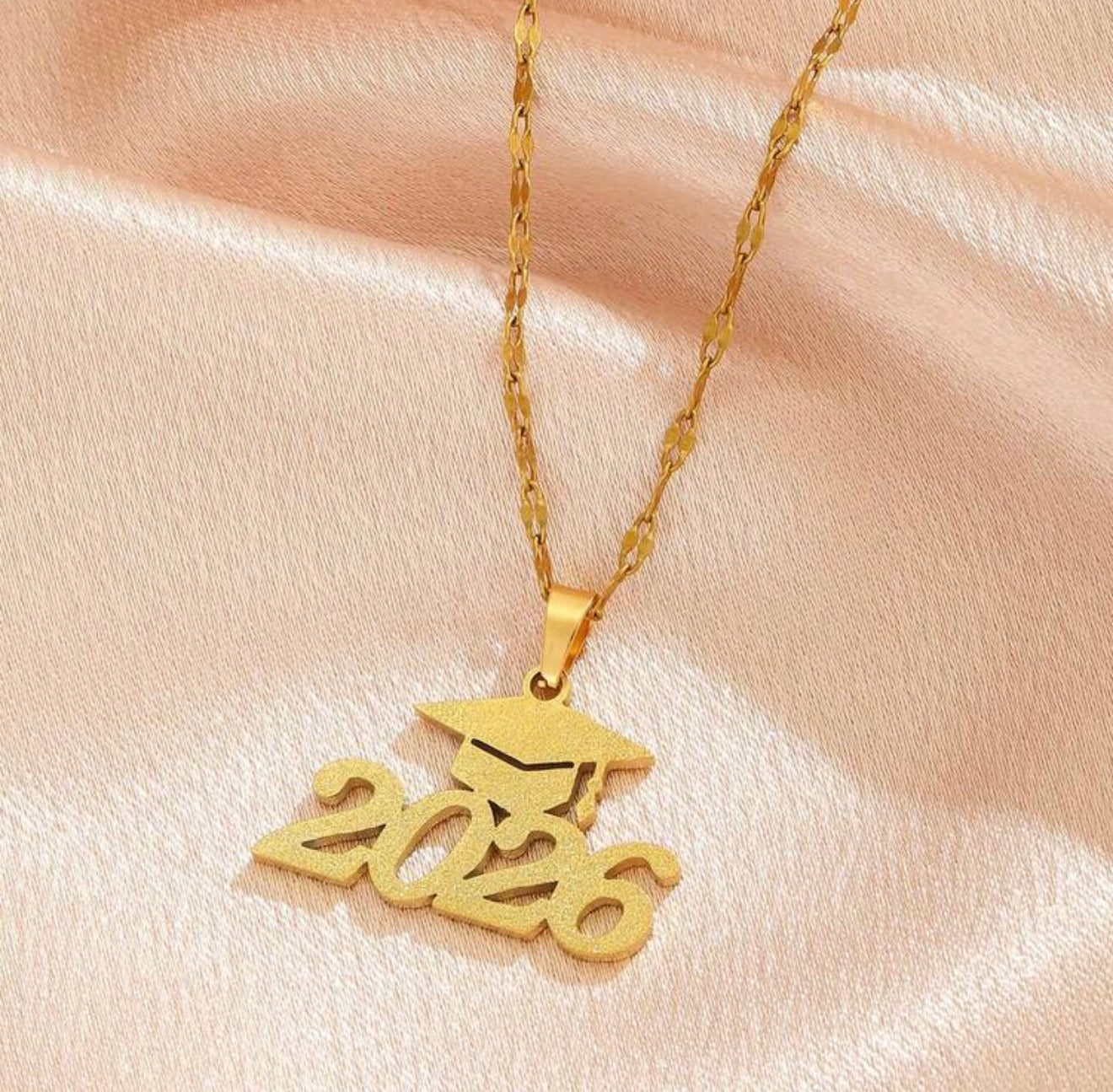 Class of 2026 Stainless Steel Necklaces