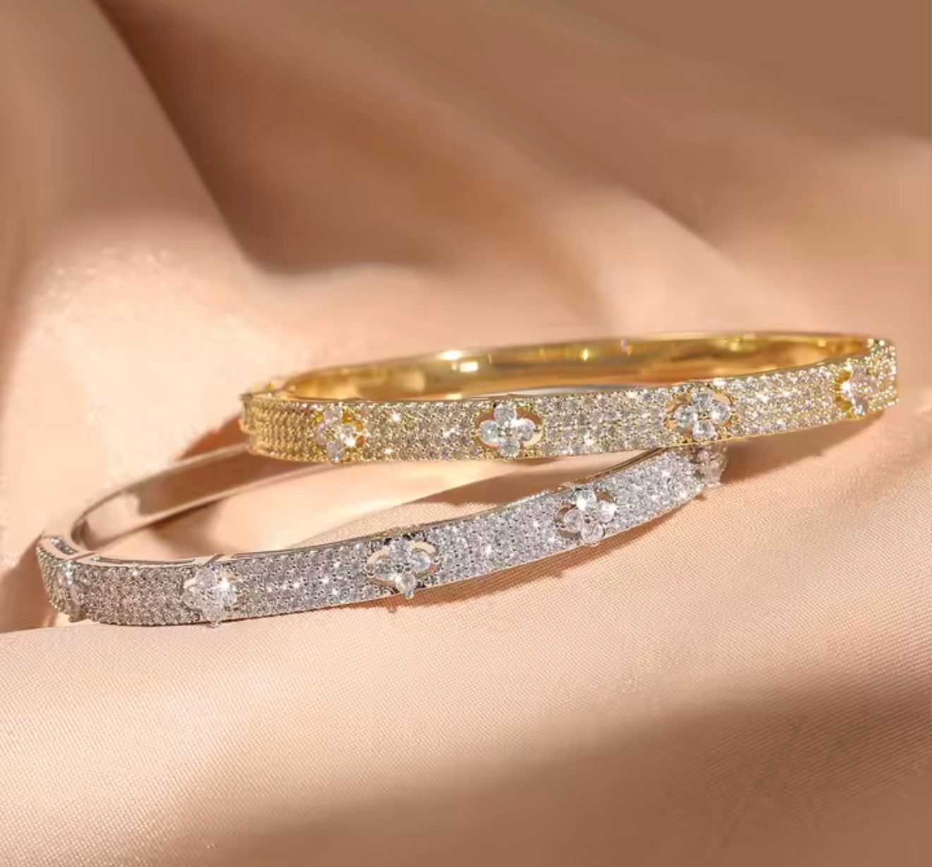 Stainless Steel Clover Bracelets