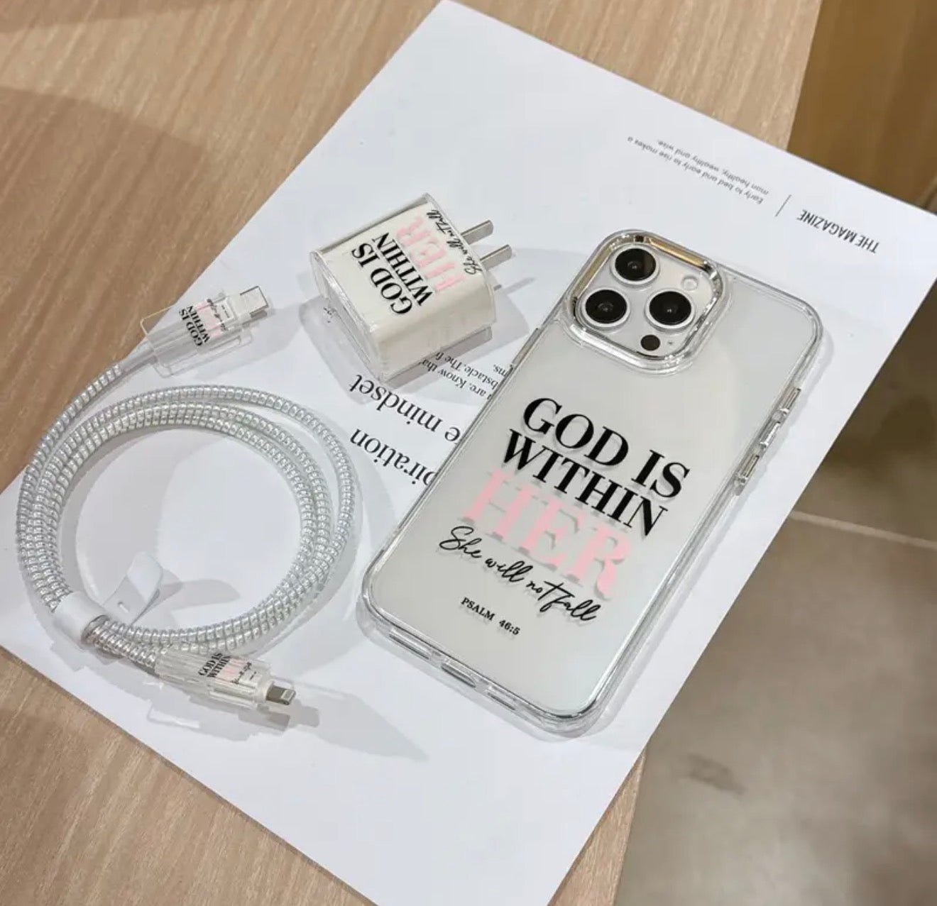 Matching iPhone & Charger Case
