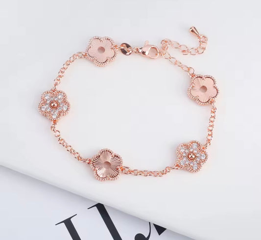 Stainless Steel Bracelet (Rose Gold)