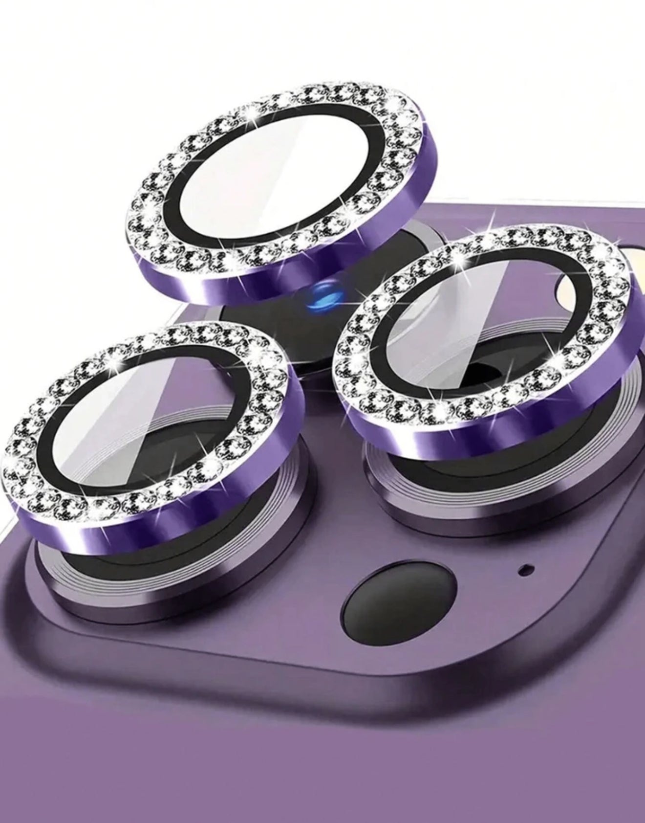 Bling Camera Lens Protector (Purple)