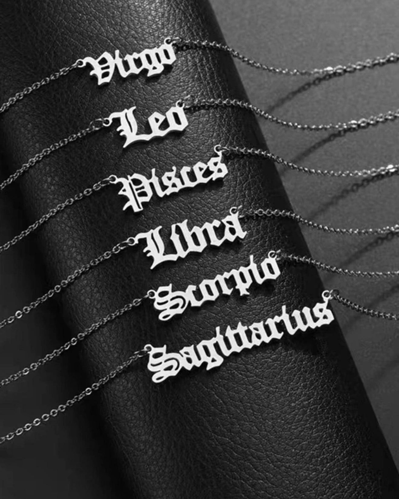 Stainless Steel Zodiac Necklaces