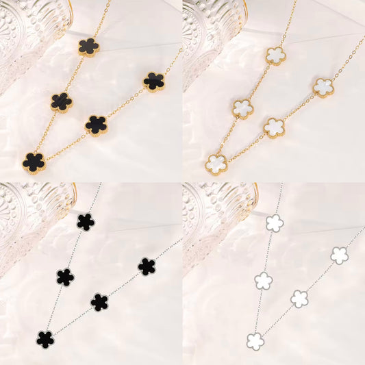 Stainless Steel Clover Necklaces