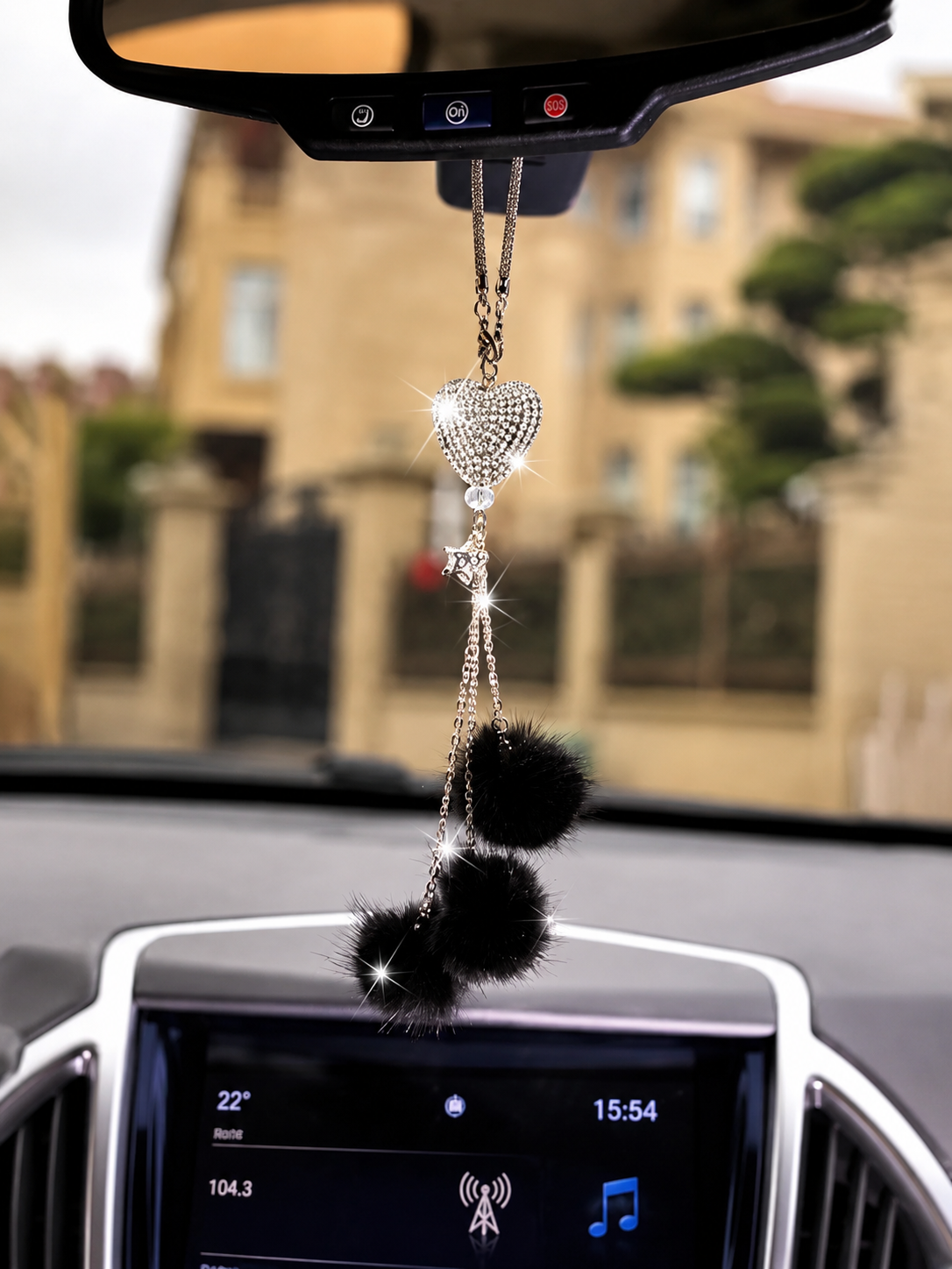 Rear view Mirror Charm