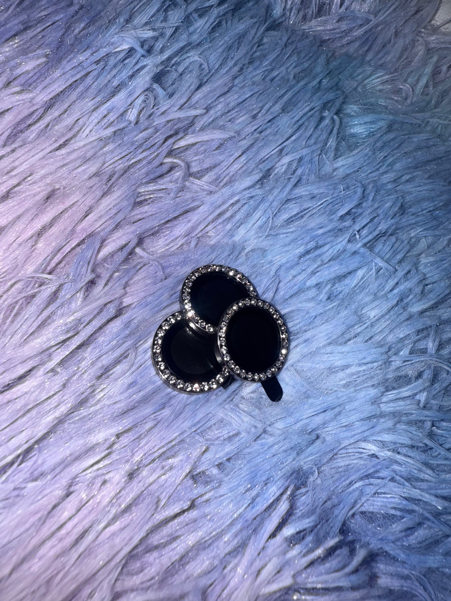 Bling iPhone Camera Lens Protector (Black)