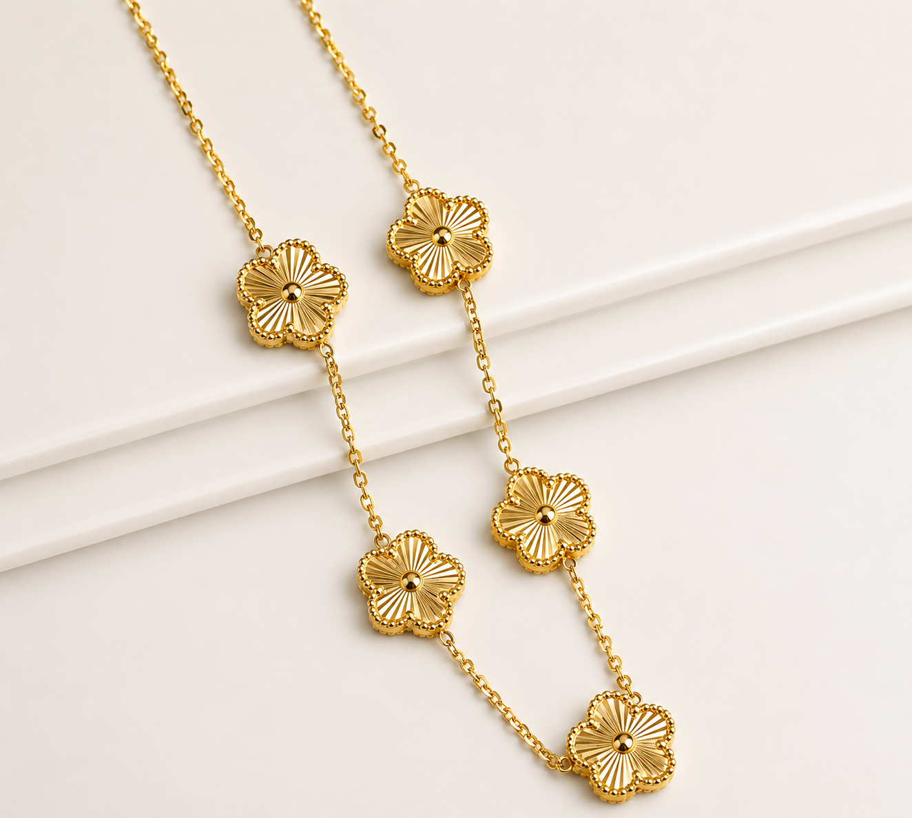 Stainless Steel Clover Necklace