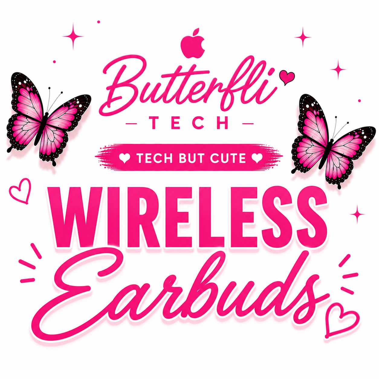 Wireless Earbuds 𐦍 – Butterfli~Technologies 𐦍