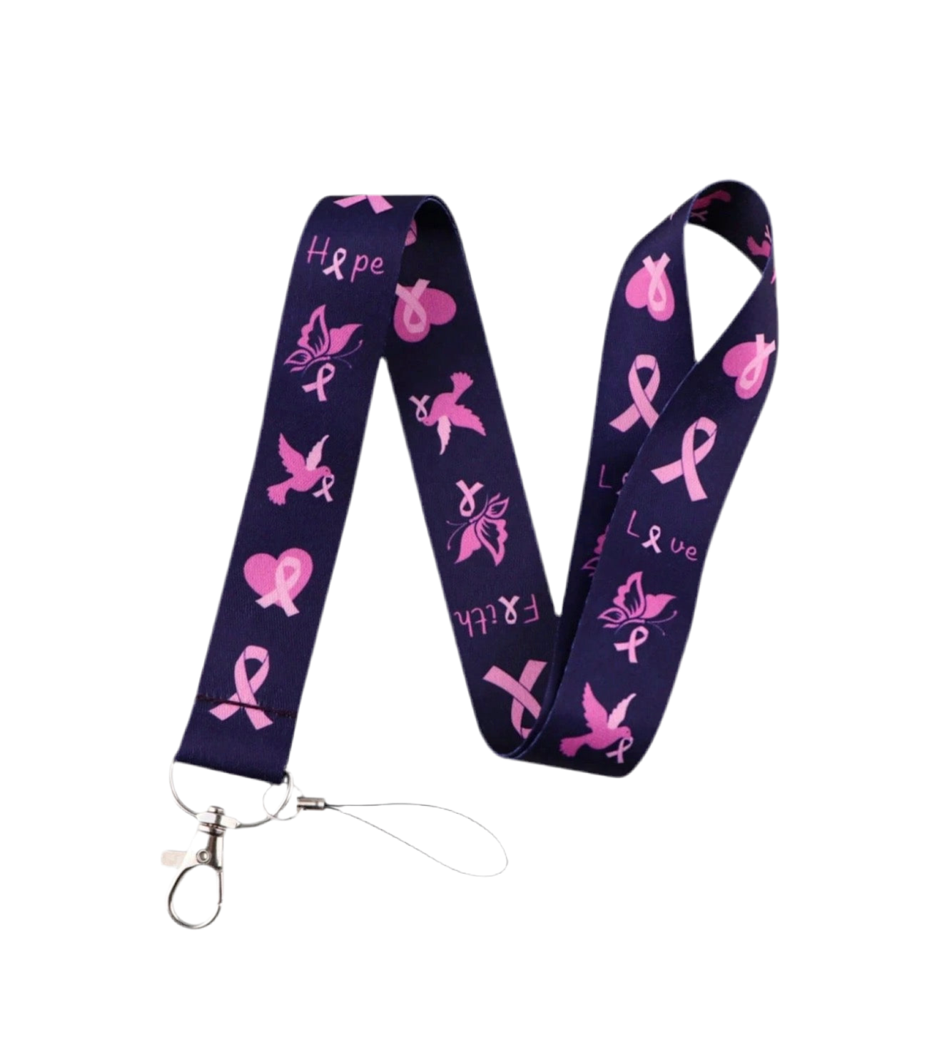 Breast Cancer Awareness Lanyards