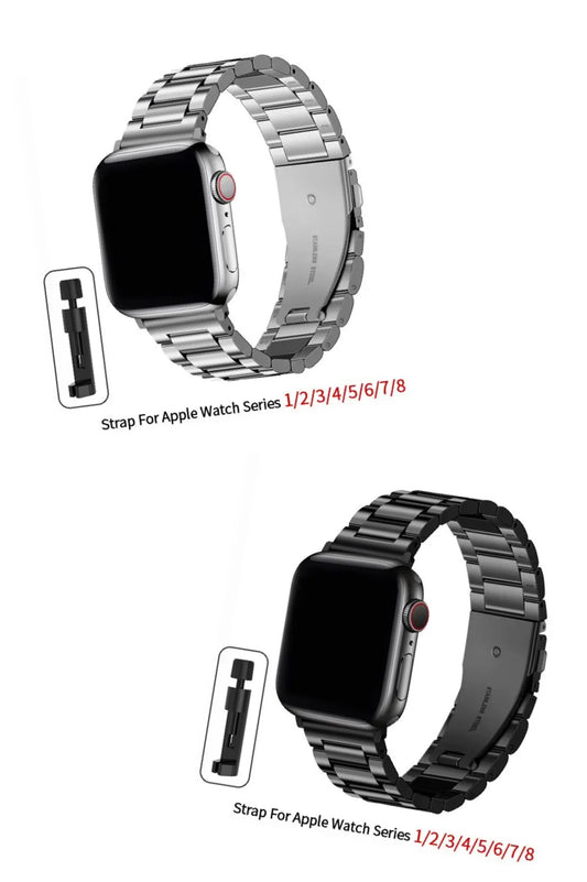 Stainless Steel Rolex Apple Watch Band