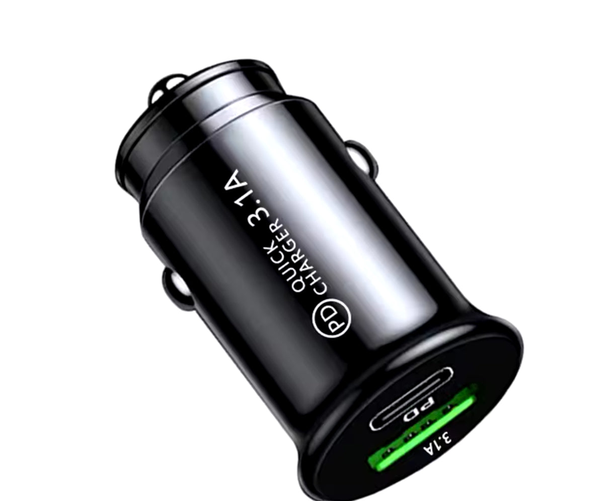 Car Charger w/ fast charging port