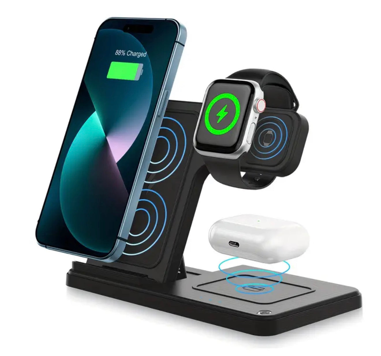15W 3-in-1 Wireless Charging Station