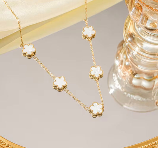 Stainless Steel Clover Necklace
