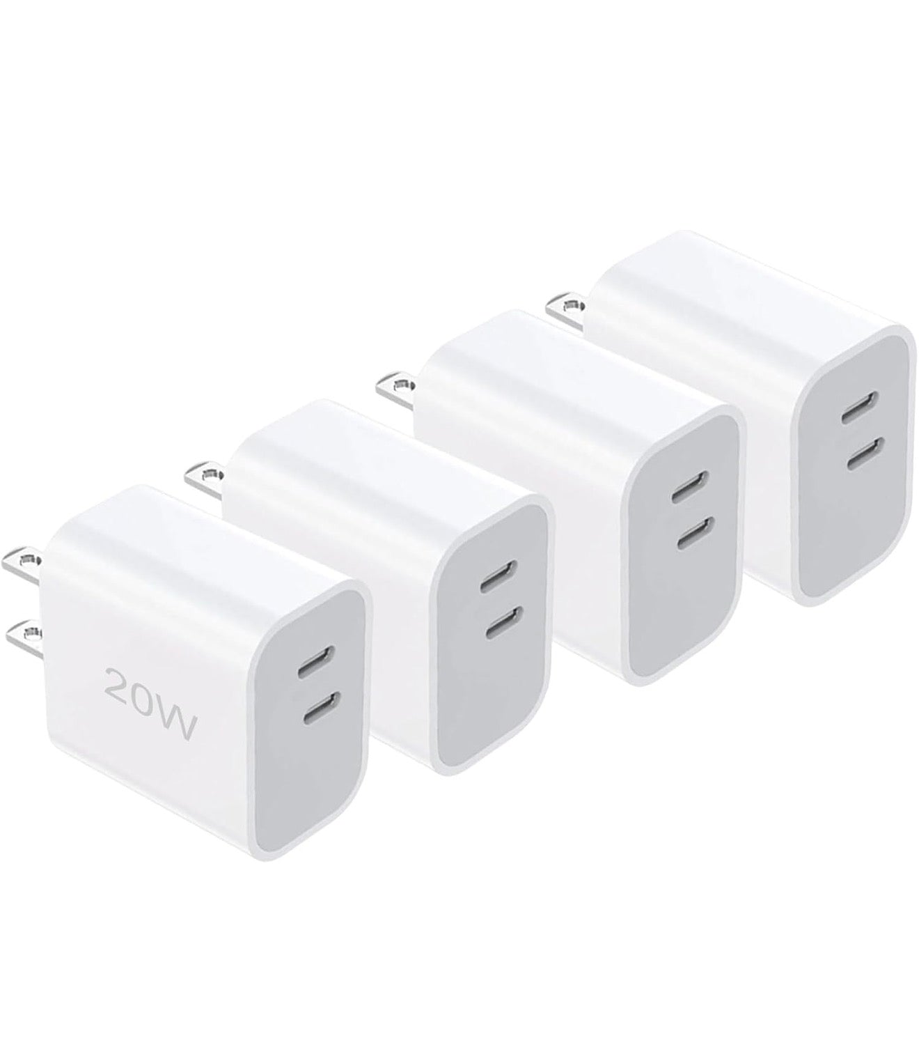 20W Dual Type C Power Adapter