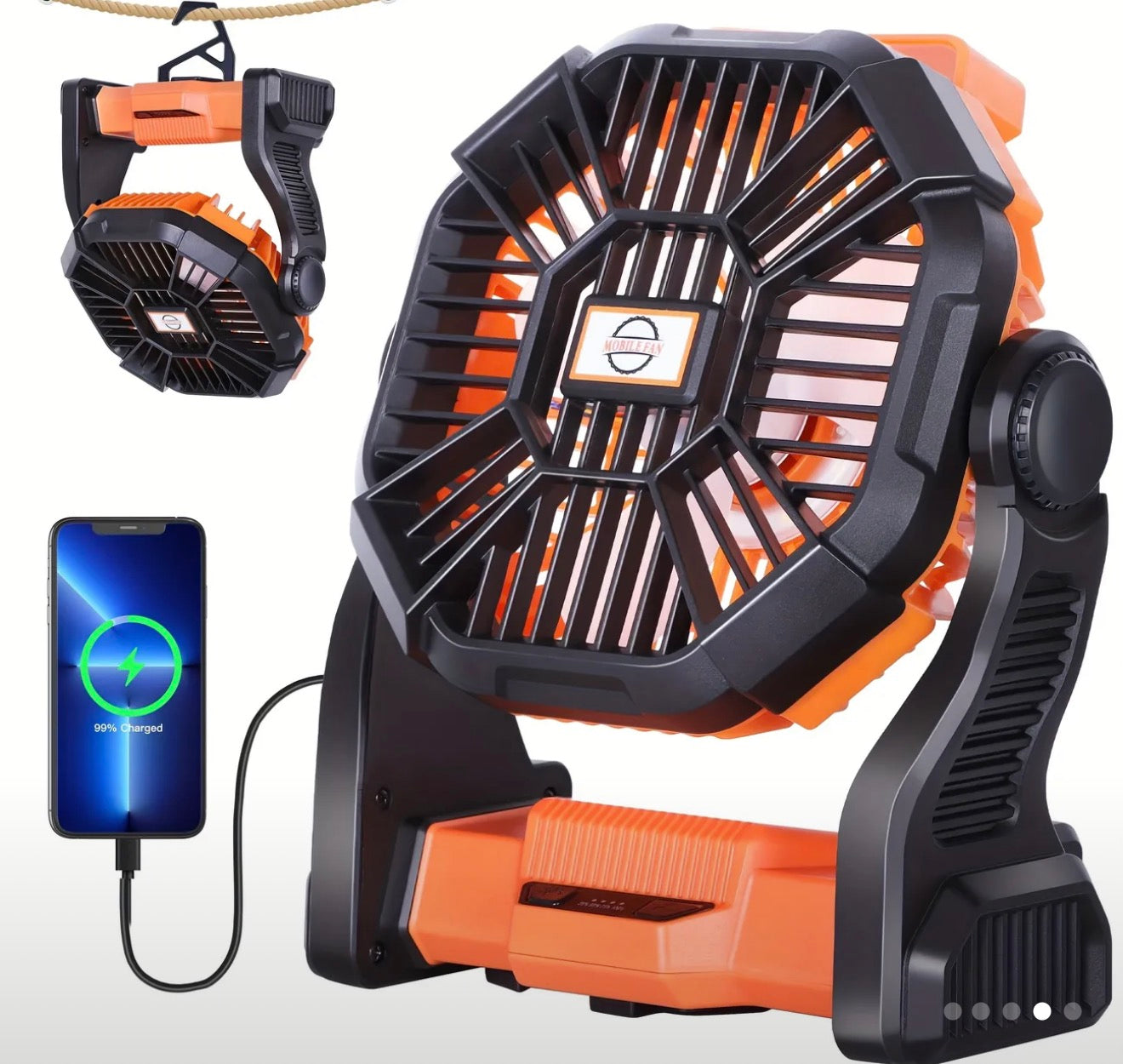 Portable Rechargeable Fan