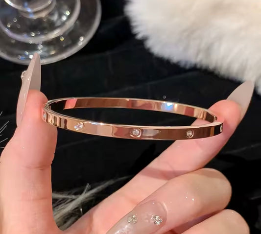 Stainless Steel Bracelet (Rose Gold)