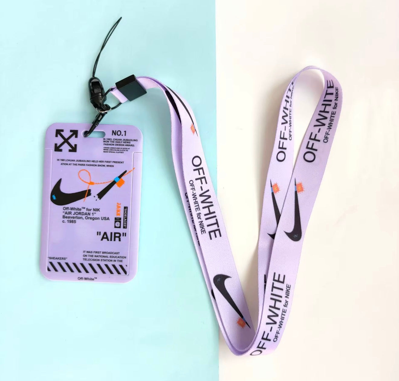 Off White Badge & Lanyard