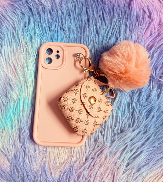 iPhone Case with AirPod pouch