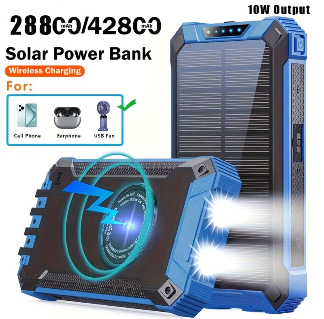 28800mAh Solar Power Portable Charger