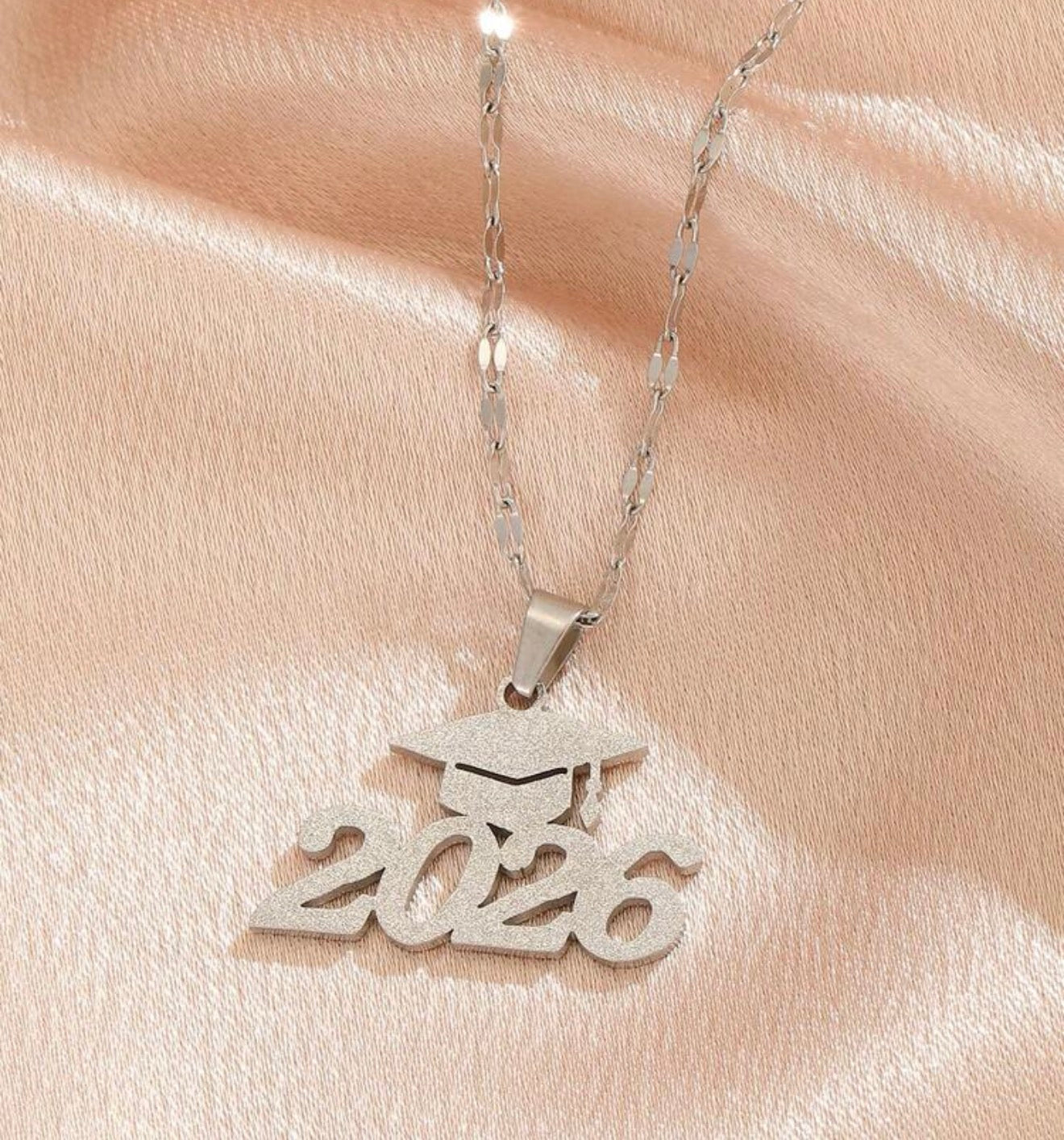 Class of 2026 Stainless Steel Necklaces
