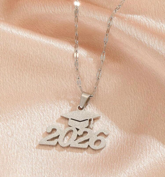 Class of 2026 Stainless Steel Necklaces