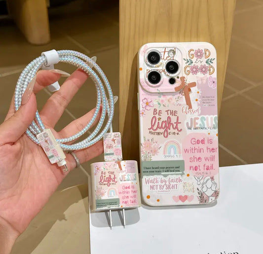 Matching iPhone & Charger Case