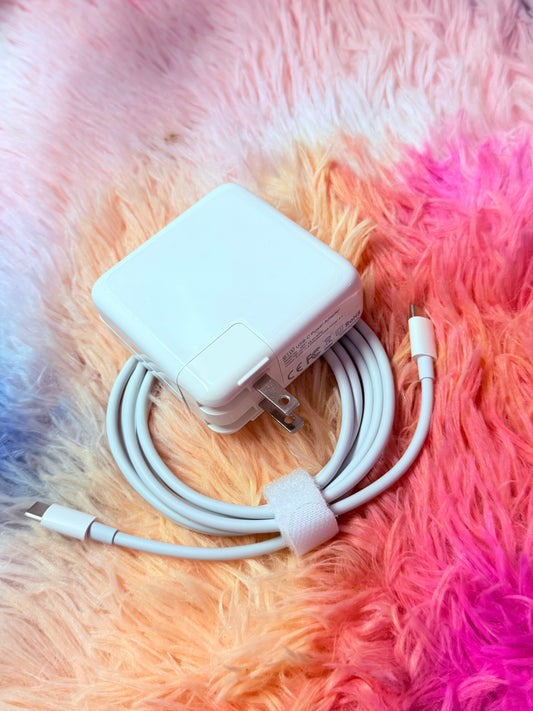 61W MacBook Charger with 6ft Type C Cable