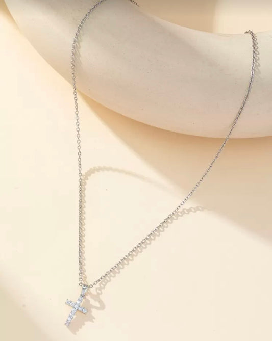 Silver Cross Necklace