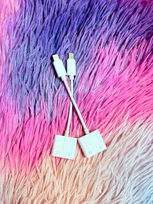 iPhone Headphone & Charger Adapter