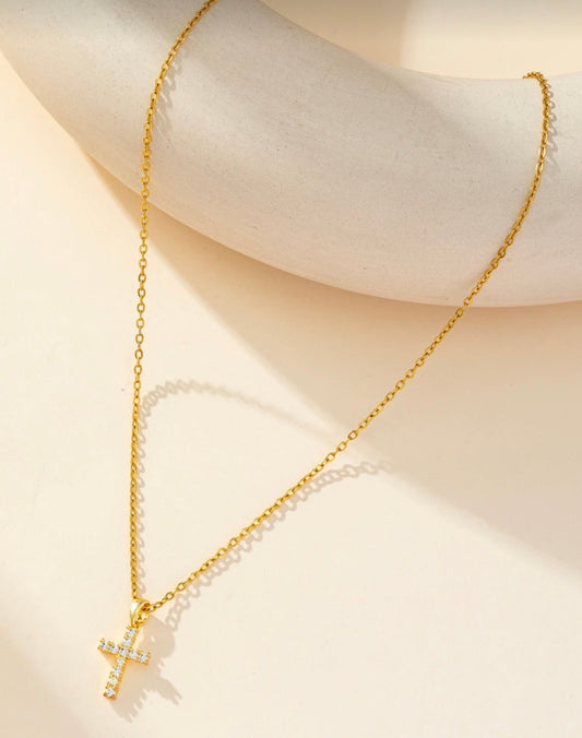 Gold Cross Necklace