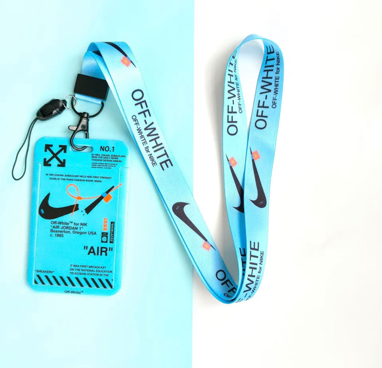 Off White Badge & Lanyard