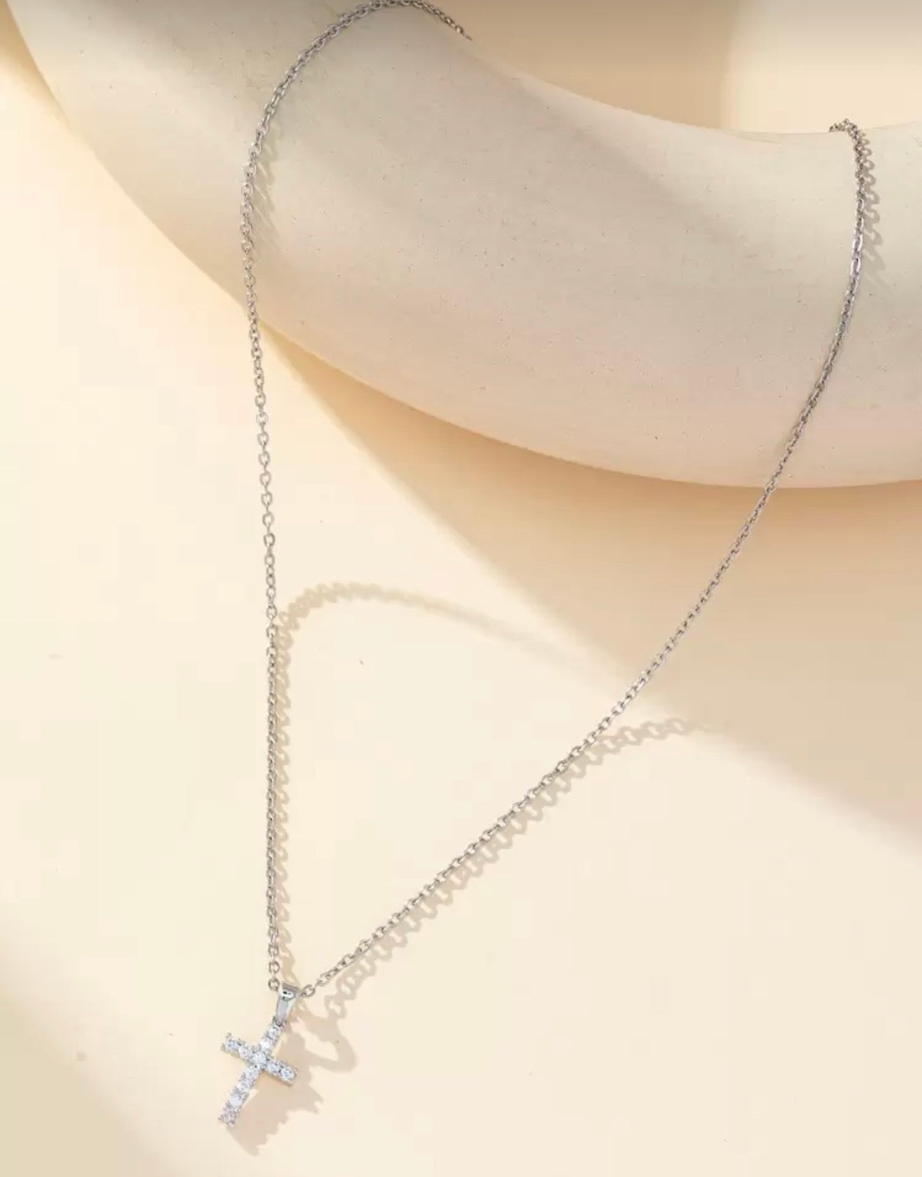 Stainless Steel Cross Chain