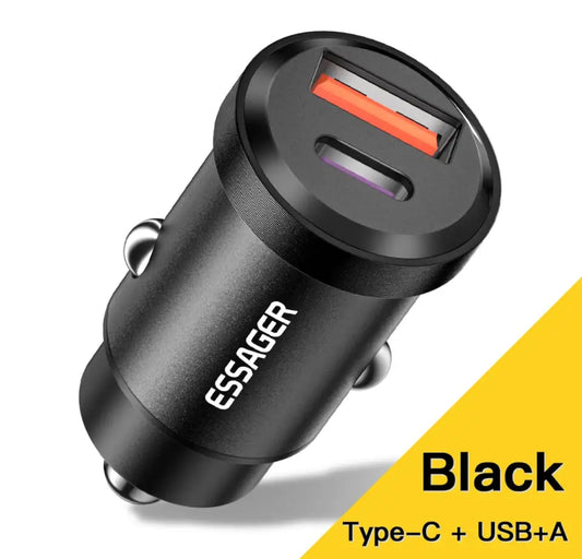Car Charger w/ fast charging port