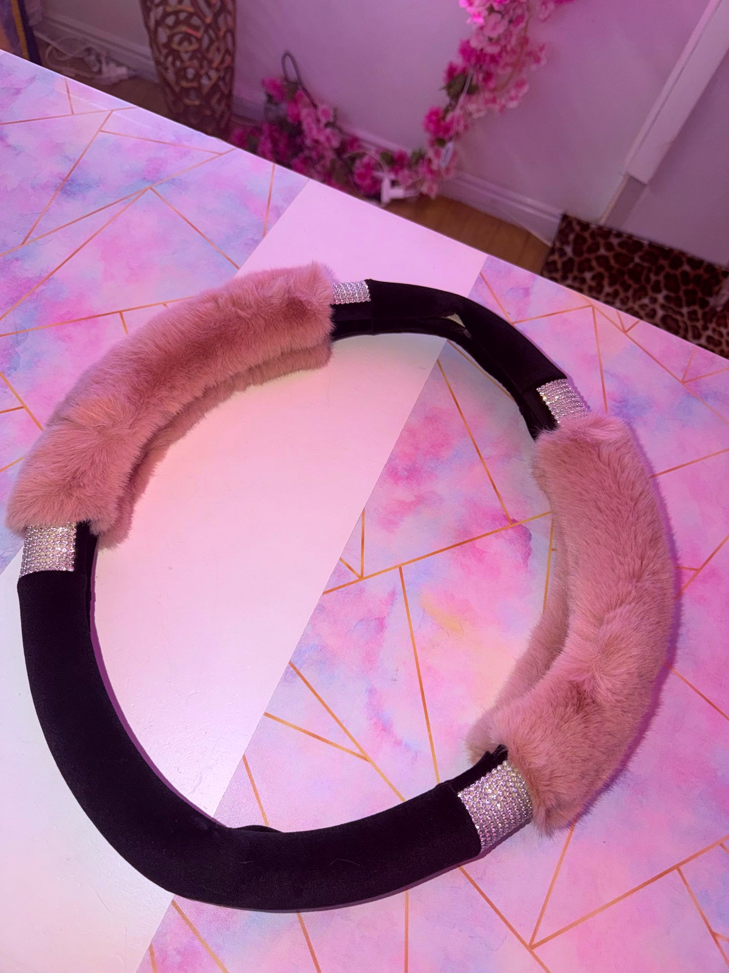 Rhinestone Steering Wheel Covers