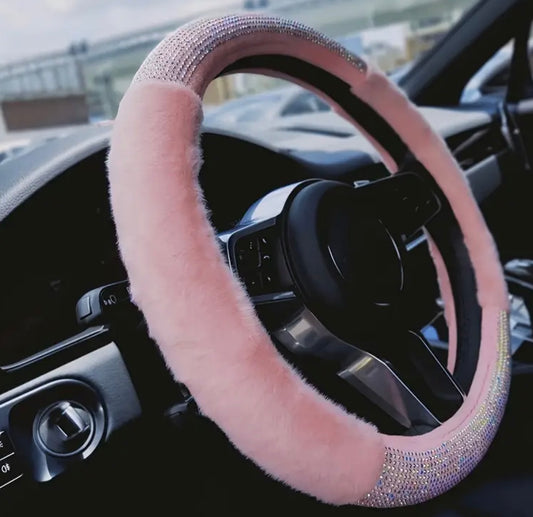 Pink Steering Wheel Cover