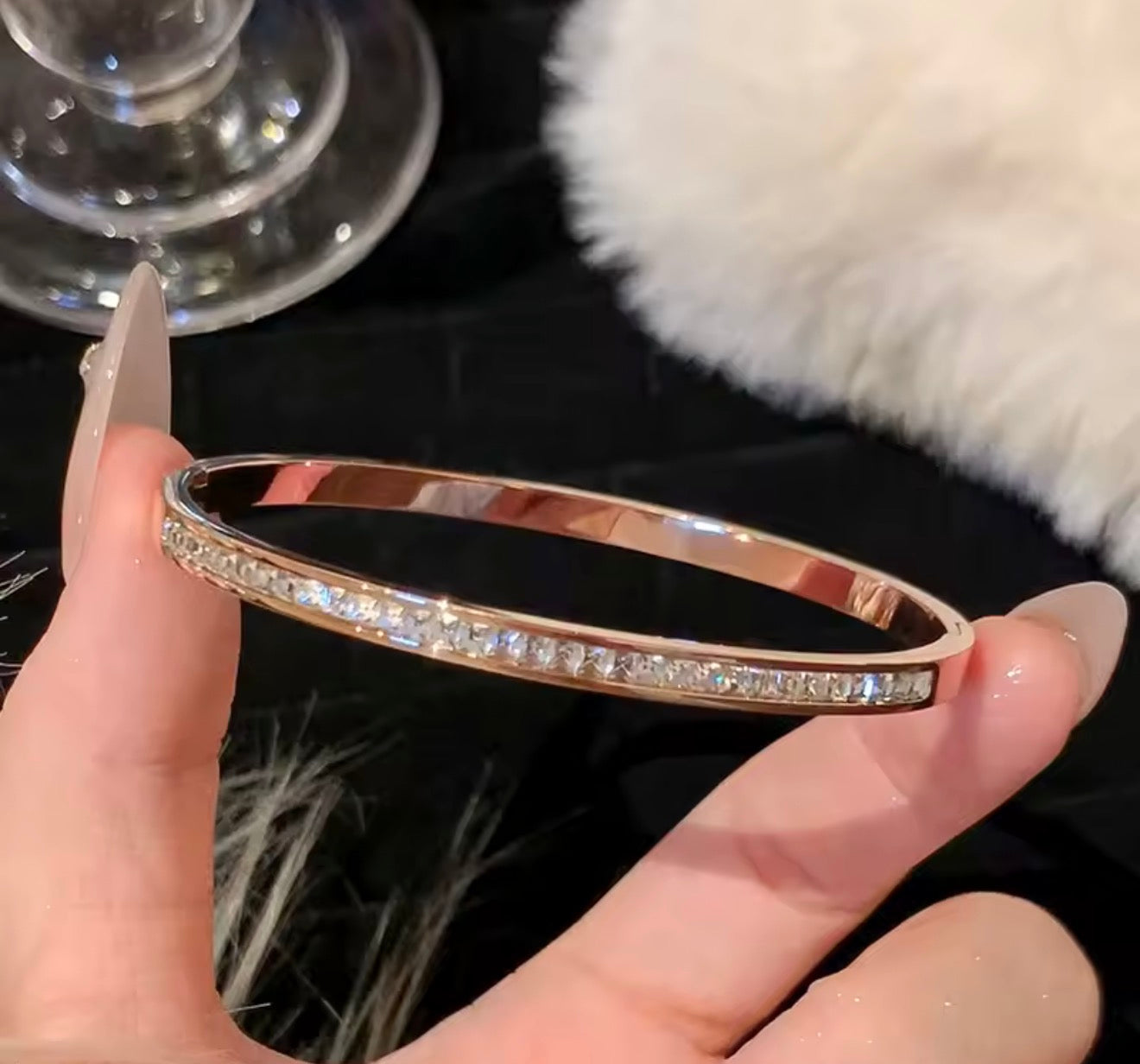 Stainless Steel Bracelet (Rose Gold)