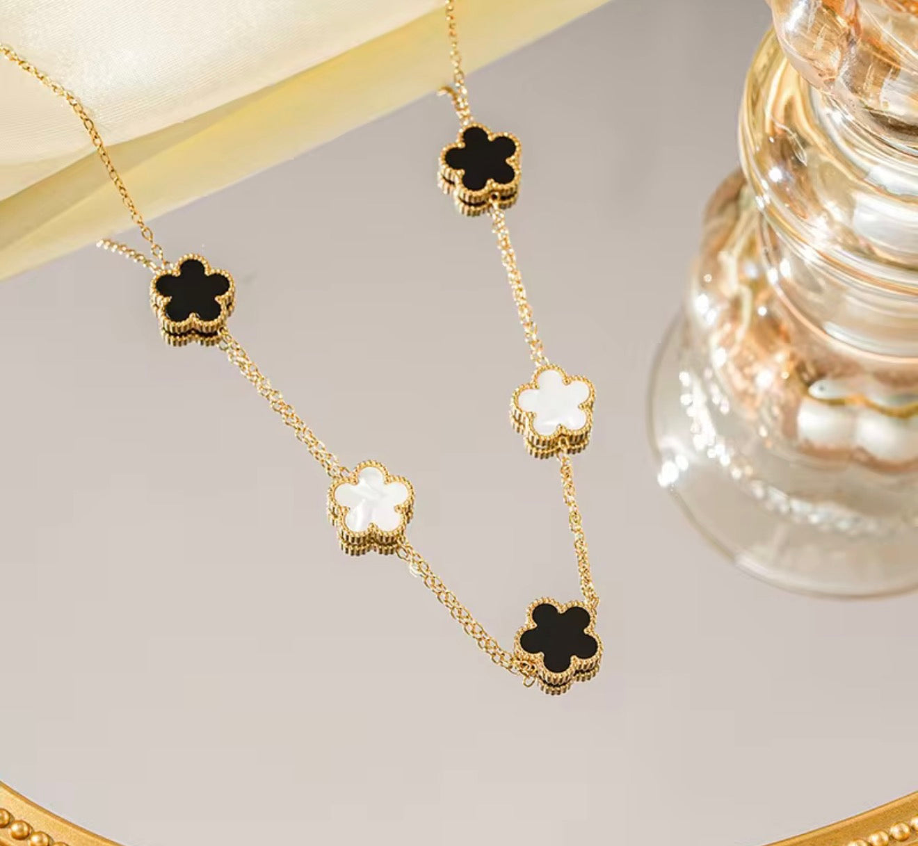 Stainless Steel Clover Necklace