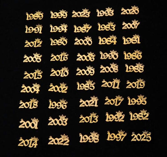 Stainless Steel Year Necklaces