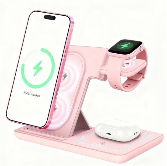 15W 3-in-1 Wireless Charging Station