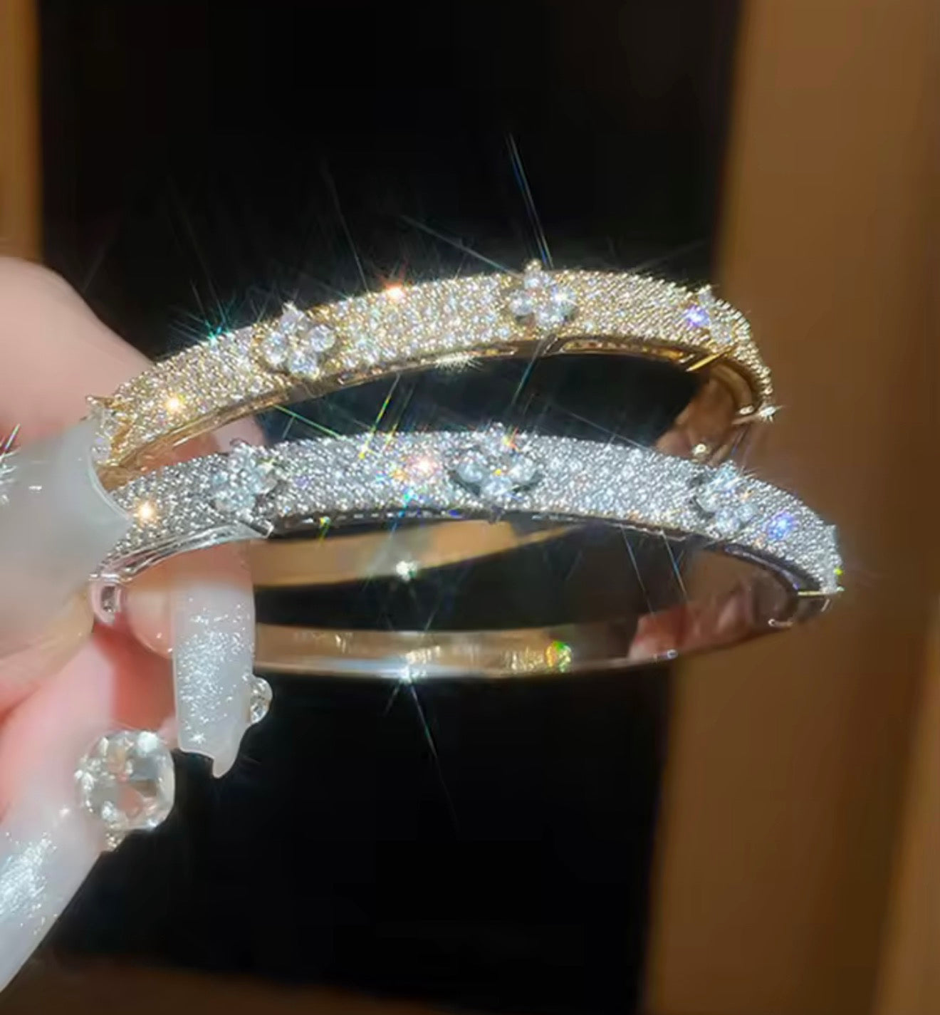 Stainless Steel Clover Bracelets