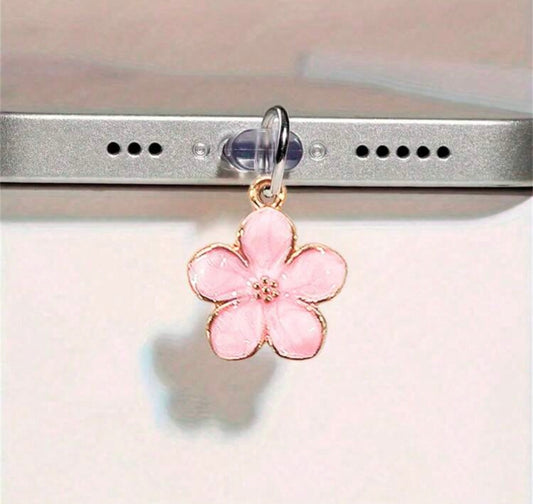 Rhinestone Bow Charging Port Dust Protector