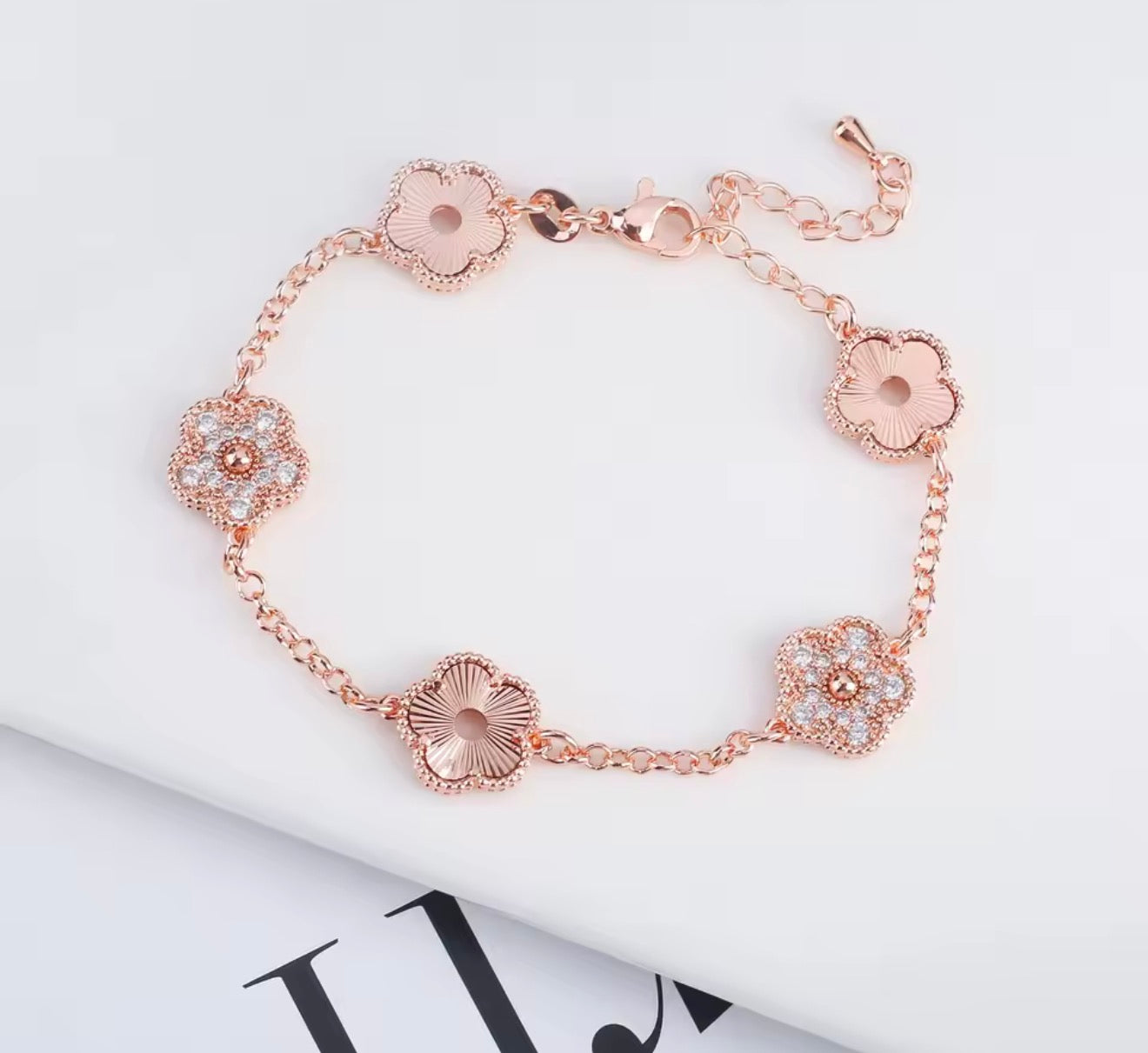 Stainless Steel Bracelet (Rose Gold)
