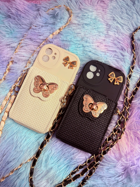 iPhone Butterfli Crossbody Wallet Case