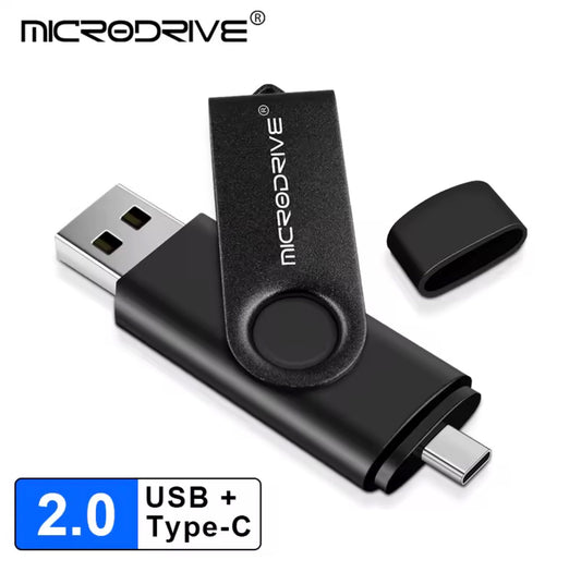 2-in-1 Type C & USB Flashdrive [64GB]