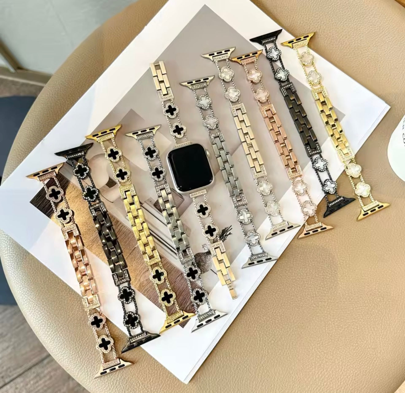 Diamond Clover Bracelet for Apple Watch