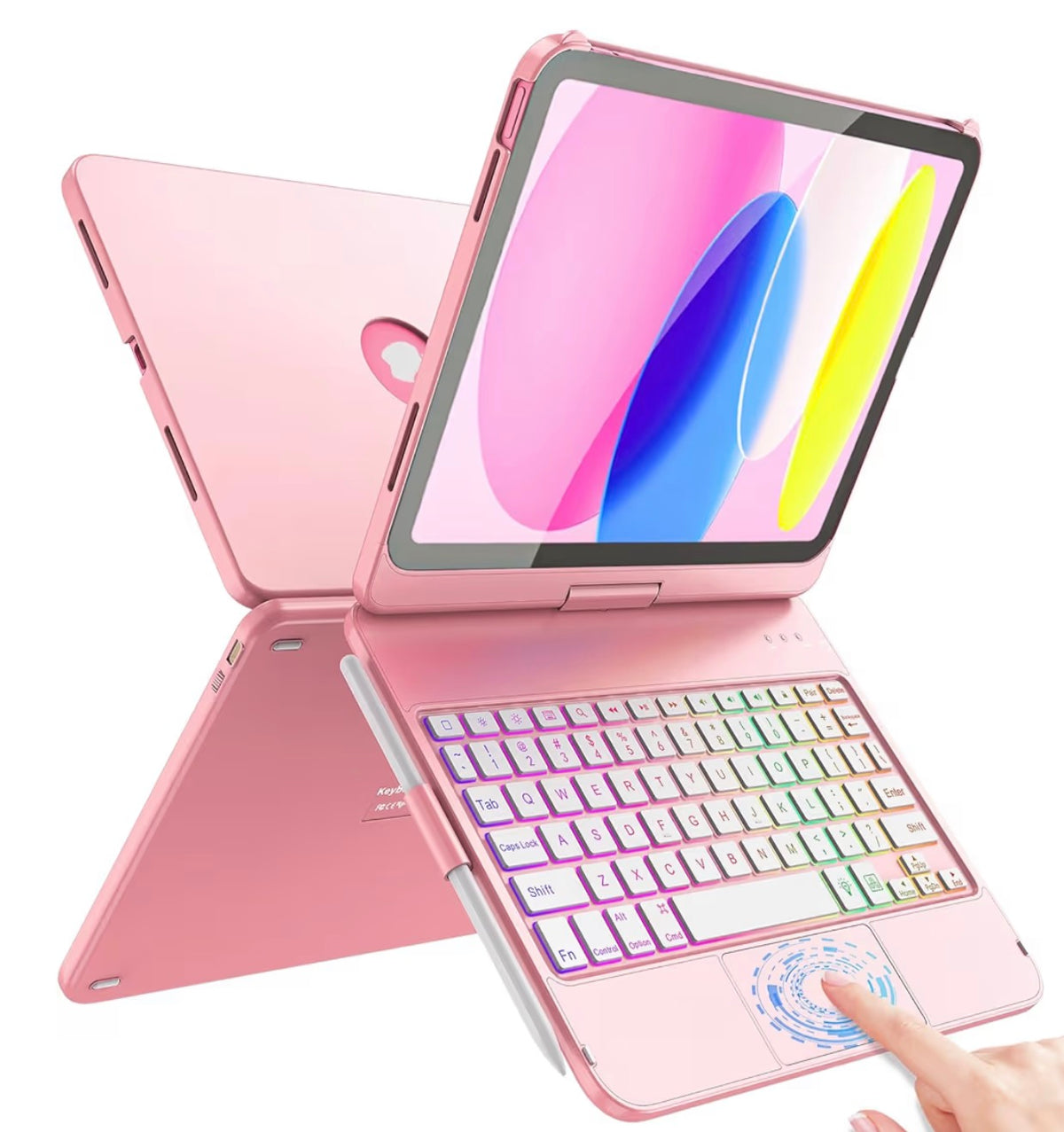 360° Rotating iPad Keyboard Case with trackpad (Copy)