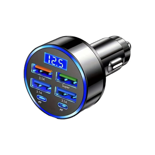 6 Port Car Charger