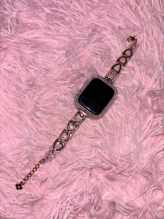 Apple Watch Heart Bracelet (Rose Gold)