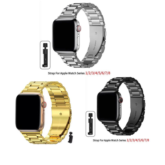 Stainless Steel Rolex Apple Watch Band