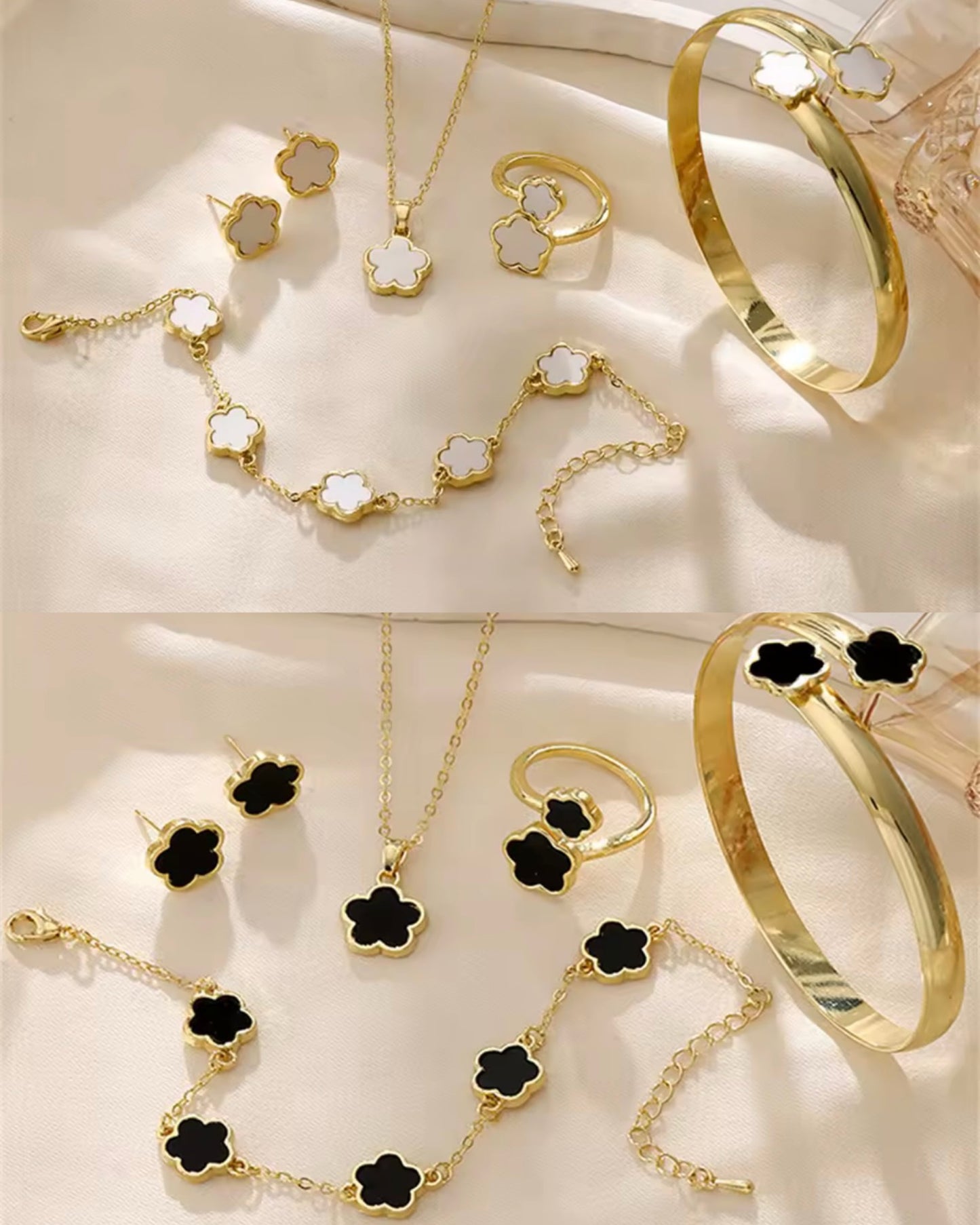 5pc Stainless Steel Clover Set